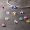 Charmalong&#x2122; Multicolor Round Glass Charms by Bead Landing&#x2122;